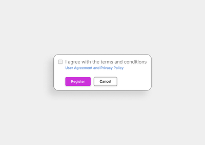DailyUI Challenge - #089 agree to terms agree to terms design dailyui dailyuichallenge ui design uichallenge uidesign