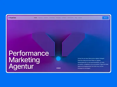 PeakClicks Perfomance Marketing animation branding concept design illustration logo portfolio ui ukraine web