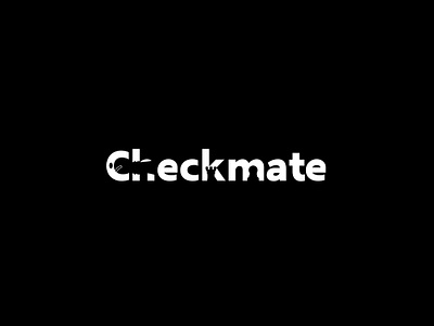 Checkmate _ Negative Space Logo advertising branding business chess corporate creative logo creativity design graphic designer logo logo challenge logo creator logo design logo designer logo ideas logo inspiration logolove marketing negative space logo typography