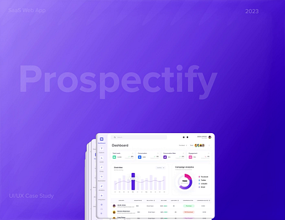 Prospectify: Lead Generation Web App branding typography ui ux