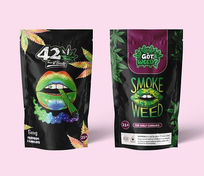 Cannabis packaging and mylar bag design cannabis packaging cbd cbd packaging cbd product label graphic design hemp label design mylar bag design packaging design pouch design product label design