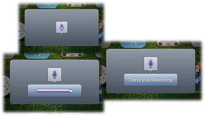 Old-Style iOS Voice Recorder(SwiftUi, Figma, Ps)