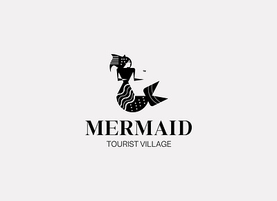 logo mermaid branding graphic design logo