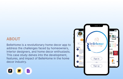 Bellehome - Home Decor App adobe illustrator adobe photoshop adobe xd design figma home decor home design interior design interiors miro ui ui design uiux uiuxdesign ux