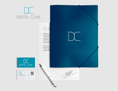Brand Identity Dental Clinic brand kit branding business card corporate identity design graphic design illustration interior design logo logo de logo design ui