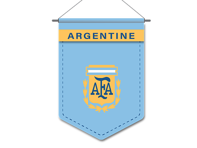 Argentine flag score 3d animation argentine bloue branding flag football logo messi motion graphics sky