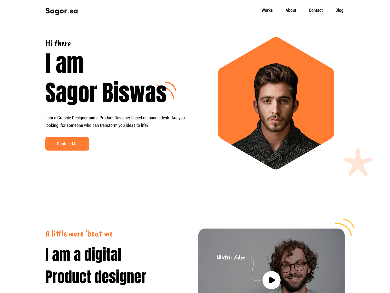 Designer Portfolio Website By Baky Billah On Dribbble designer-portfolio-website-by-baky-billah-on-dribbble