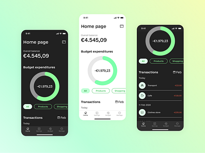 Financial applications app appsdesign design finans finansdesign ui ux uxui visial web webdesign