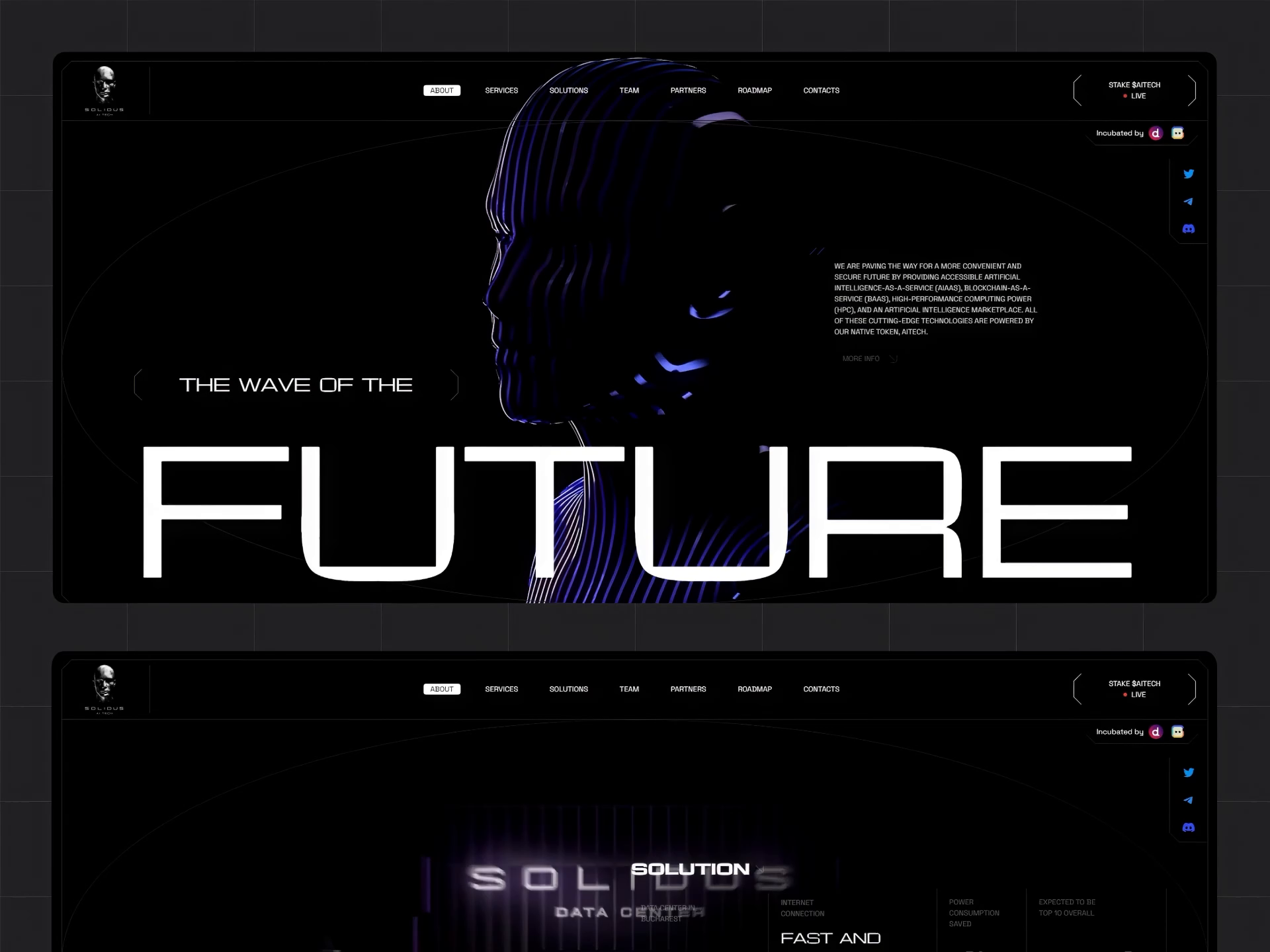 Solidus AI Tech — Blockchain Website Design by Sigma Software Design on  Dribbble