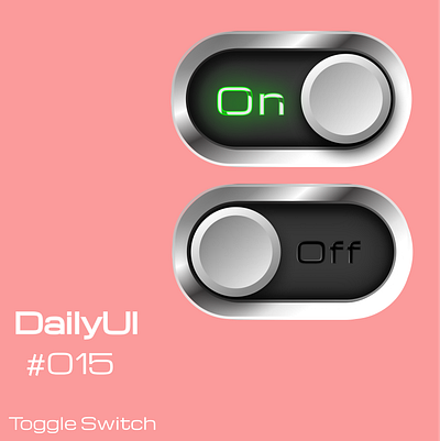 Toggle Switch graphic design ui