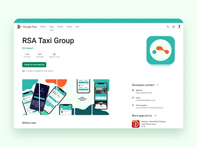 Another successful project RSA App completed by Jaraware! 🚀 android app branding design graphic design illustration jaraware jarawareinfosoft logo rsataxigroup taxiapp ui ux