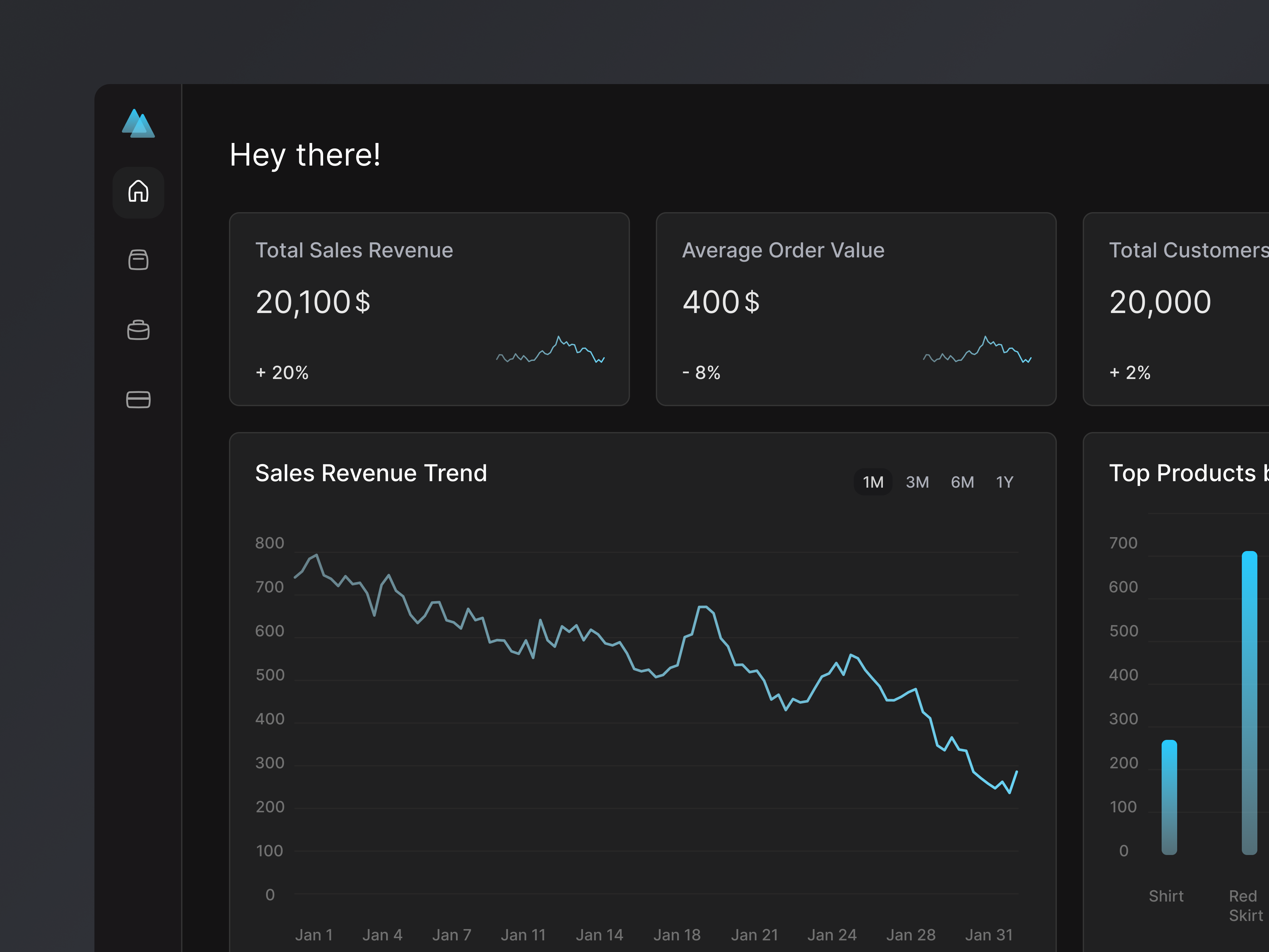 Dashboard UI - Dark mode dark mode dark ui dashboard ui