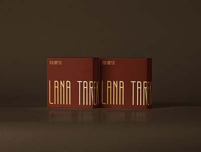 Lana Tarek Brow Academy© / Packaging Design box design branding design label packaging packaging design premium product