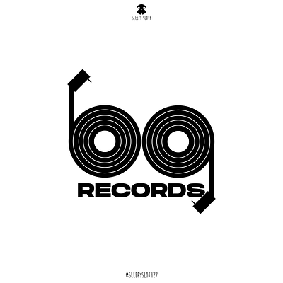 69 Records graphic design illustration logo