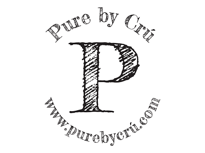 Pure by Cru Soap Logo adobe illustrator brand branding graphic design logo luxury marketing