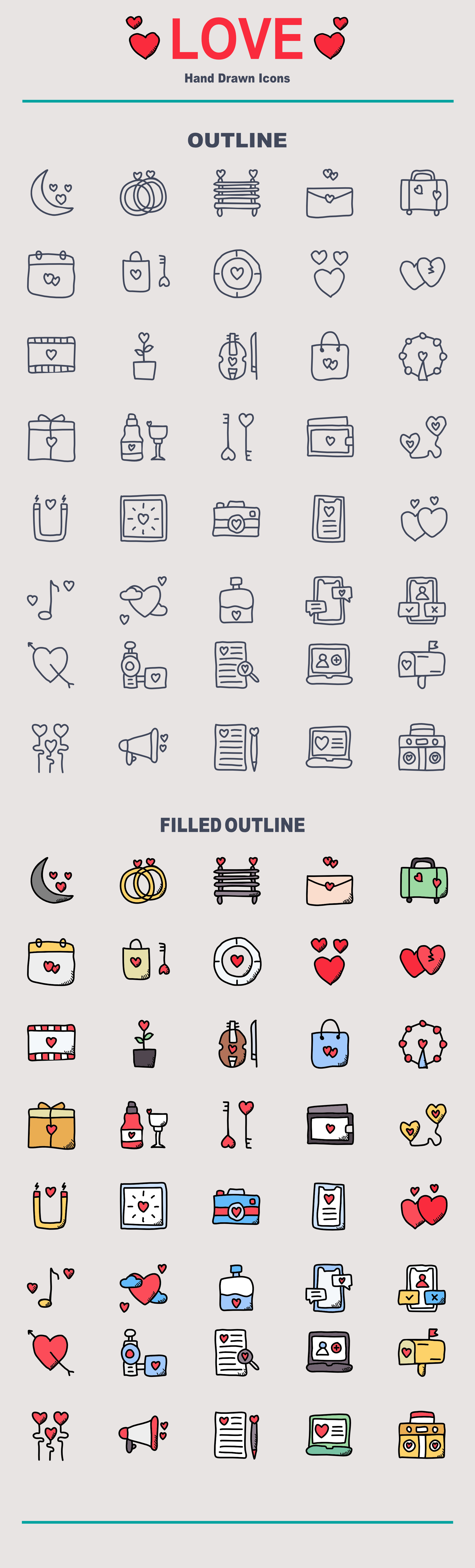Love Icon adobe illustrator cc affinitydesigner design dribbble handdrawn icon illustration love romance vector