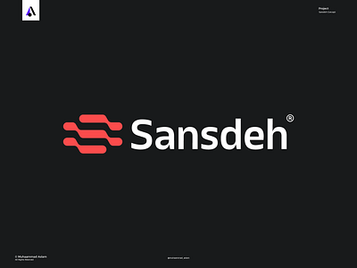 Sansdeh Logo brand branding design graphic design logo logo design logo new minimal modern s mark sansdeh