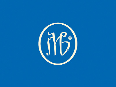 MB monogram calligraphy custom cyrillic initials lettering logo logotype monogram typography