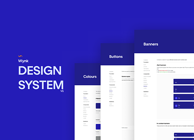 Wynk design sytem - v1 branding color style component library design system style guide ui