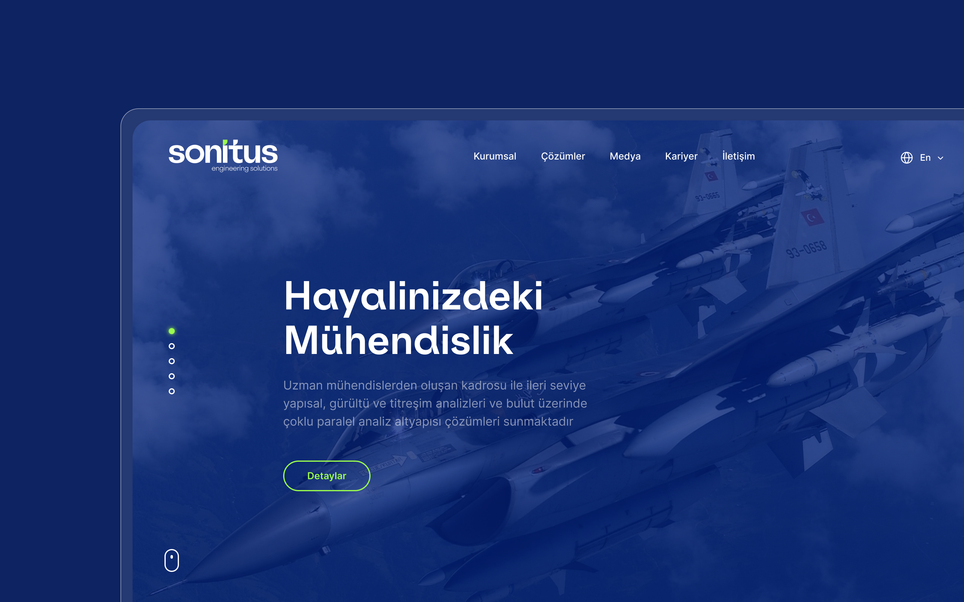 Engineering Solutions design ui ux website