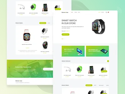 ElectroPulse - Electronics eCommerce Website Design ui ui design ui designer ui ux web design web development website design