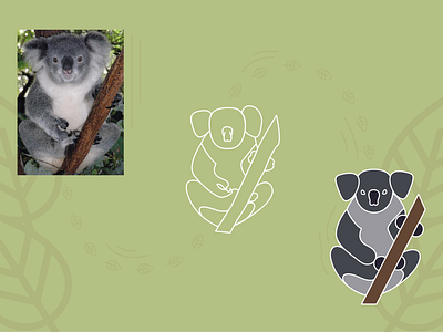 Koala logo from image graphic design koala logo