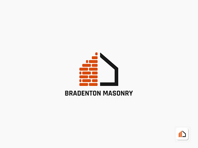 Masonry Logos cement logo construction logo logo design logofolio masonry masonry logos