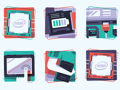 Tablets Vs Laptops Overview (Which? Tech) chip hdmi icon illustration infographic intel laptop port screen tablet