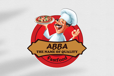 Abba Fast Food branding graphic design logo