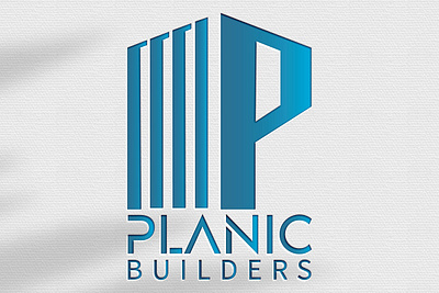 Planic Builders branding graphic design logo