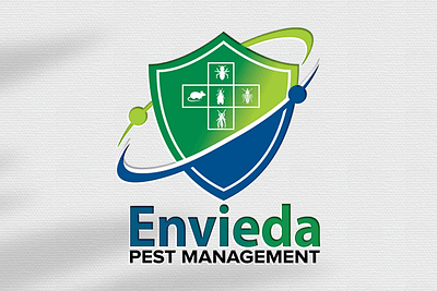 Envieda Pest Management branding graphic design logo