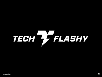 Tech Flashy branding design flash ft graphic design initials letter f letter t logo logodesign logomark logos logotype monogram mtidesign startup tech technology tf visual