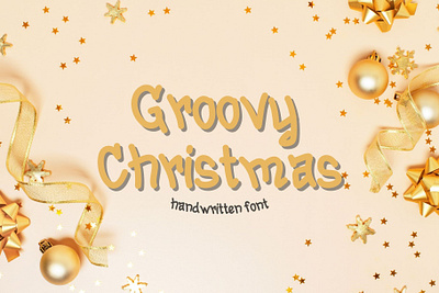 Groovy Christmas Font>>https://creativemarket.com/Ruddean2109 christmas font craft font cute font design display font font graphic design handwriting new year font party font popular font typography