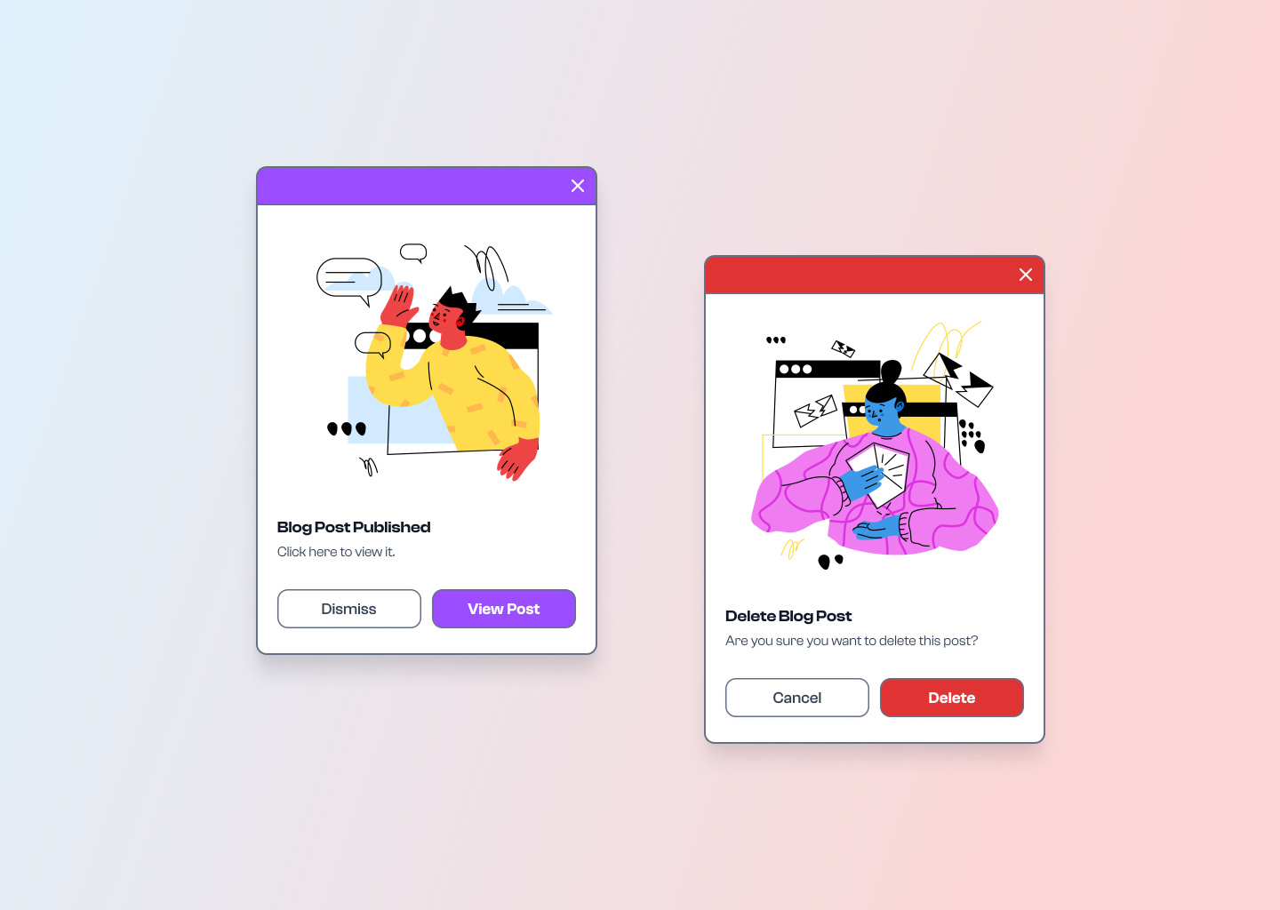 DAY 011 / FLASH MESSAGE brutalism card clash display clash font daily ui error figma flash message prompt ui