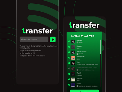 Transfer mobile design mobile ui ux