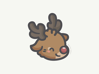 Reindeer design graphic design illustration logo