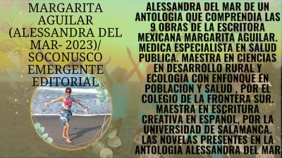 Alessandra del Mar, Escritora. graphic design