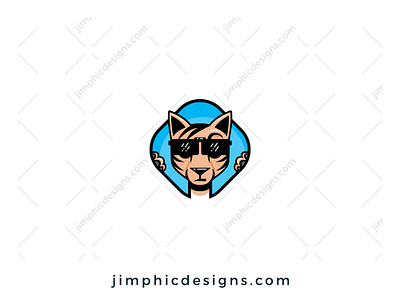 Cool Cat Logo branding cat design graphic design logo vector