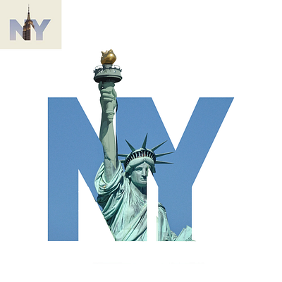 New York. 3d graphic design