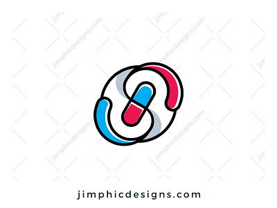 S Pill Logo branding design drugs graphic design letter logo medicine pill vector