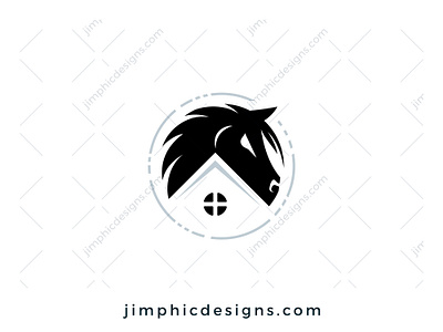Horse Realty Logo branding design graphic design home horse house logo realty vector