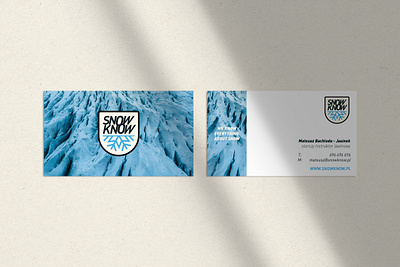 Snow know- they know everything 'bout snow! branding design graphic design logo typo