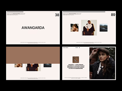 Awangarda◎ - Website Concept blog cms concept design designer fashion landing page minimalist modern portfolio technology ui ux web web design webdesign website