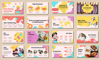 Aesthetic Food PowerPoint Presentation Template | Pitch Deck canva ppt design google slides graphic design pitch deck powerpoint powerpoint presentation template ppt