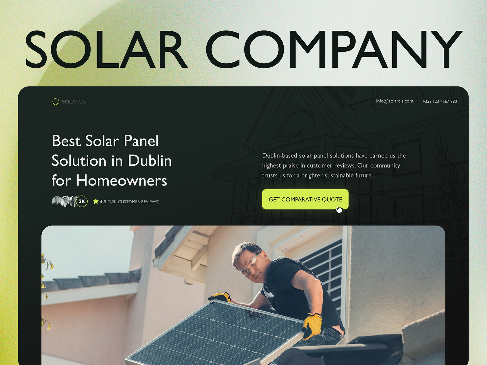 Solar Panel Co. - Landing Page Design by Andy Fontana Marketing Agency ...