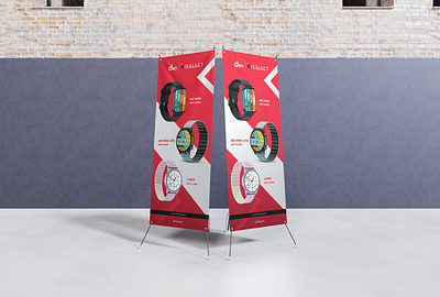 Kieslect - Rollup Banner banner business corporate creative design graphic kieslect modern popup professional pullup roller rollup smartwatch standee standup