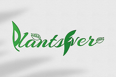 Plantsever branding graphic design logo