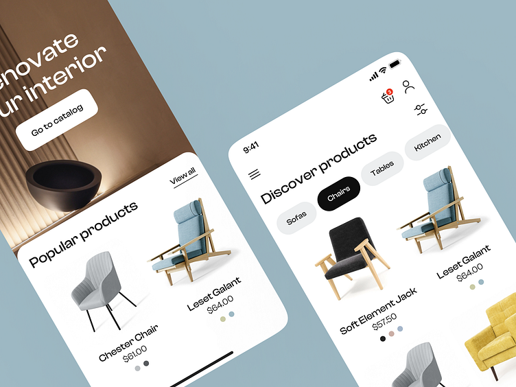 Ecommerce App Design Concept by Ronas IT | UI/UX Team on Dribbble