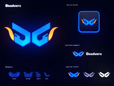 DEADVERZ LOGO DESIGN 3d animation branding dd ogo deadverz logo eye mask for you fyp goo vira feed graphic design graphic designer letter logo logo logo design new modern look logo motion graphics presentation logo ui viral