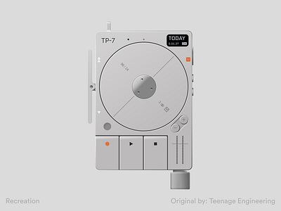 Field recorder - UI practice design figma recreating ui